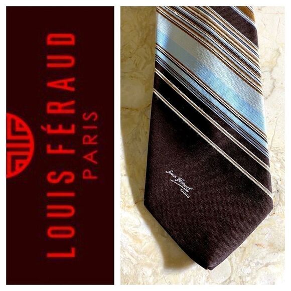 Vintage Louis Feraud Paris Tie - Picture 1 of 8
